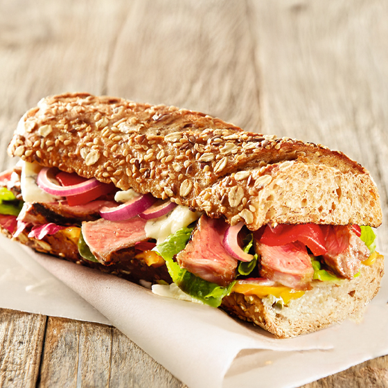 Sandwich di manzo con gorgonzola