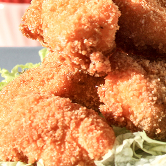 Bocconcini di salmone fritti
