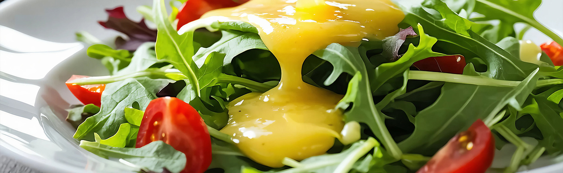 Condire l’insalata con la vinaigrette
