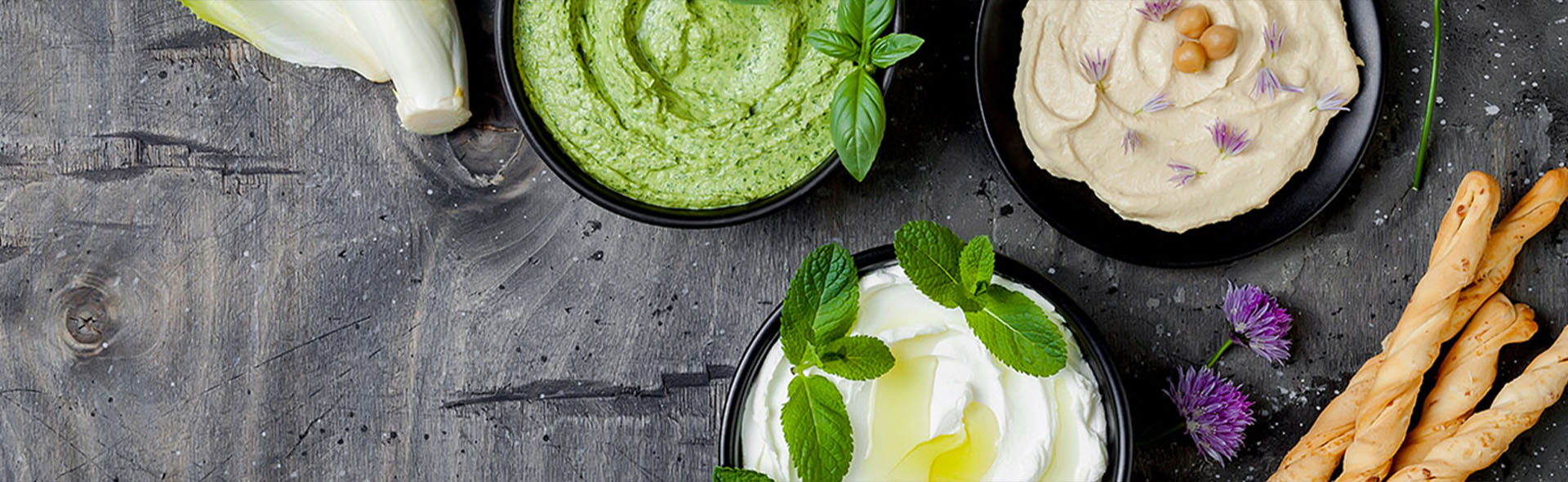 Salse con menta per carne, pesce e verdure