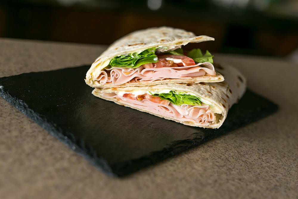 Piadina con fesa di tacchino