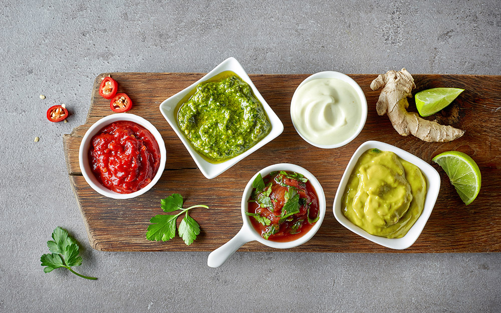 Salse per farcire tortillas