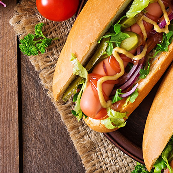 Salse e condimenti per hot dog e wurstel