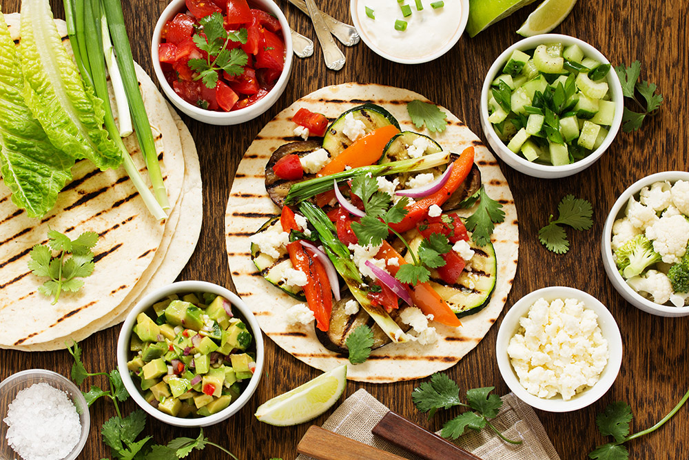 tacos vegetariani