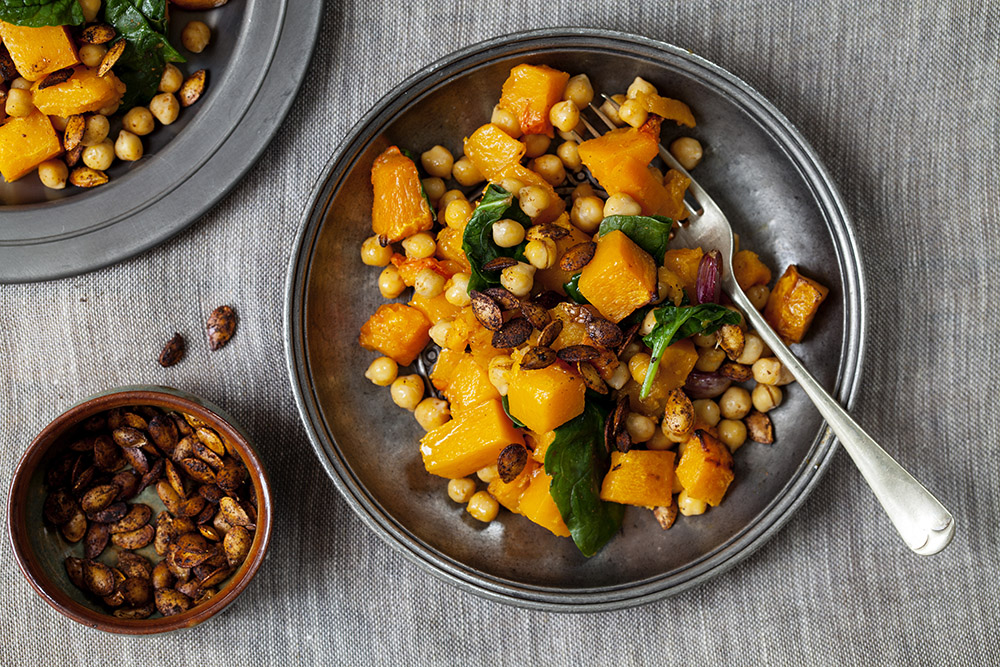 insalata-vegana-con-ceci-e-zucca