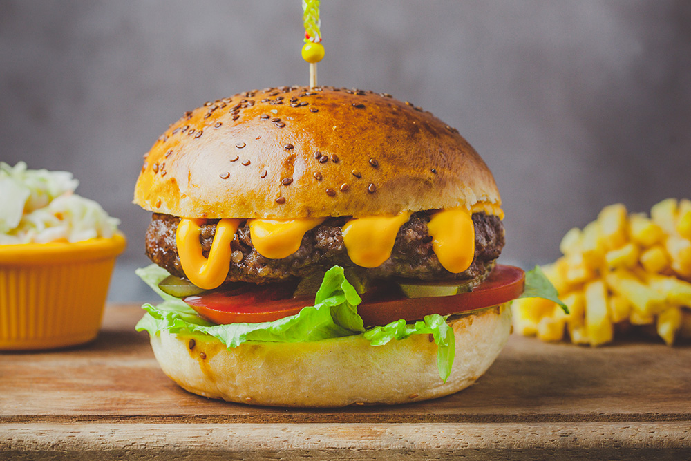 hamburger cheddar