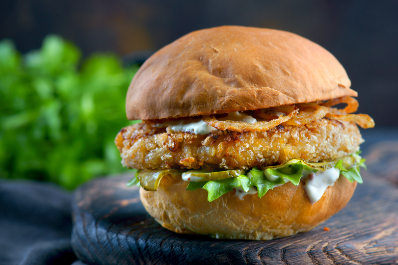 hamburger di pesce