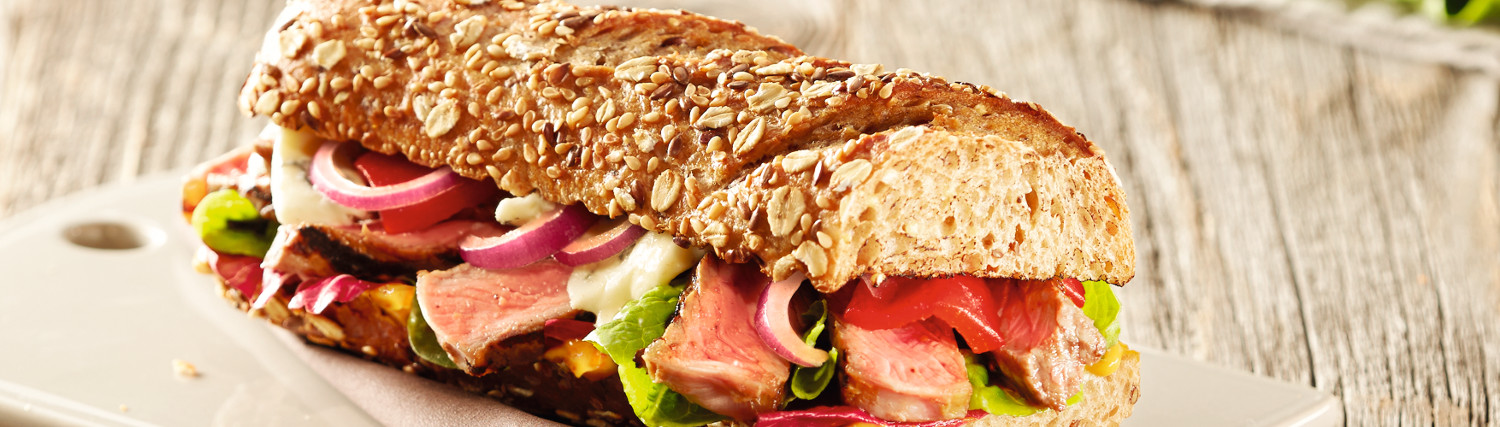 Sandwich di manzo con gorgonzola