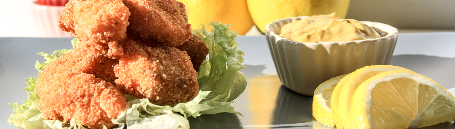Bocconcini di salmone fritti