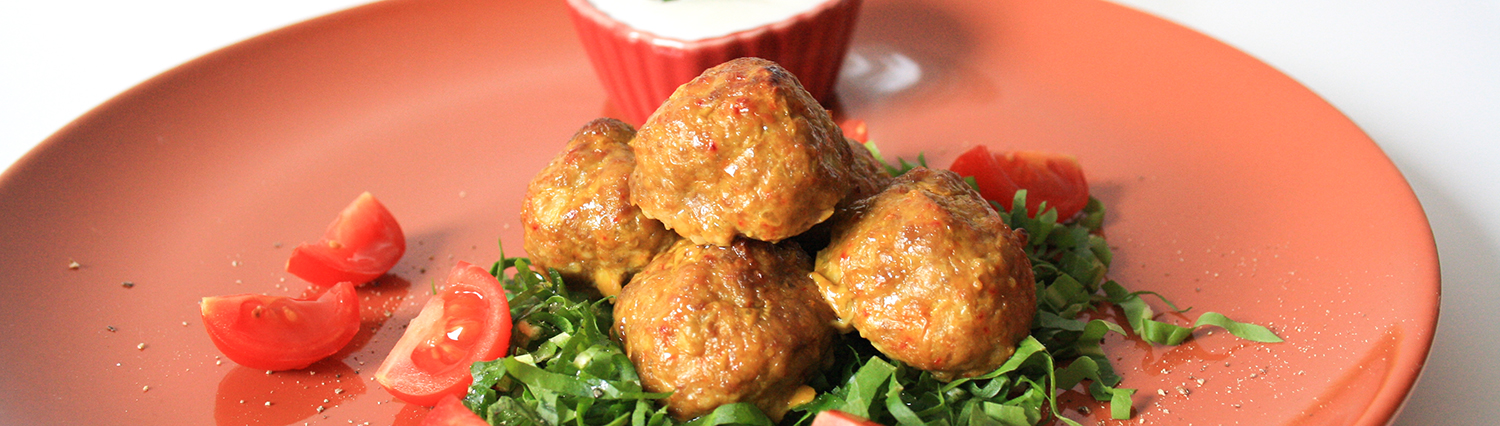 Polpettine di carne allo yogurt e zafferano