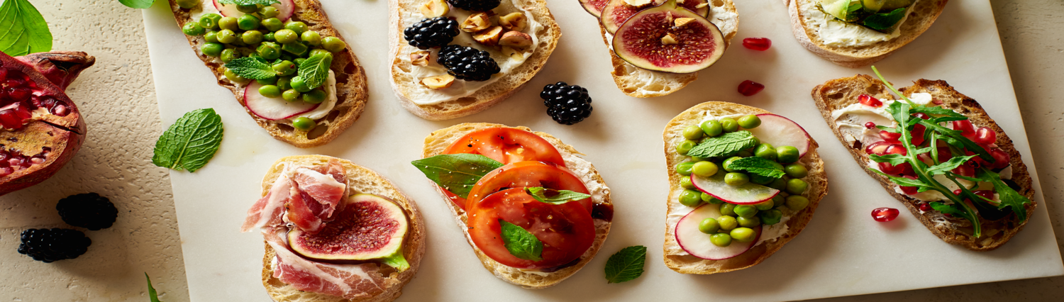 Crostini vegetariani: idee e consigli per tutti i gusti