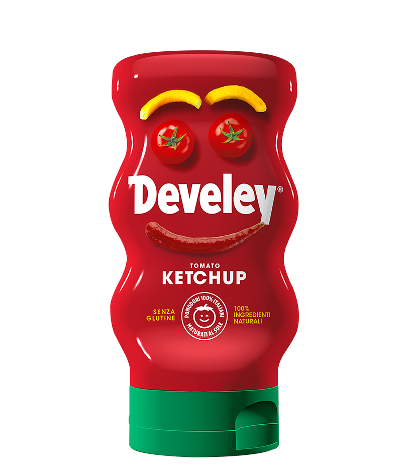 Develey Tomato Ketchup (6x15ml) - Squeeze 250ml