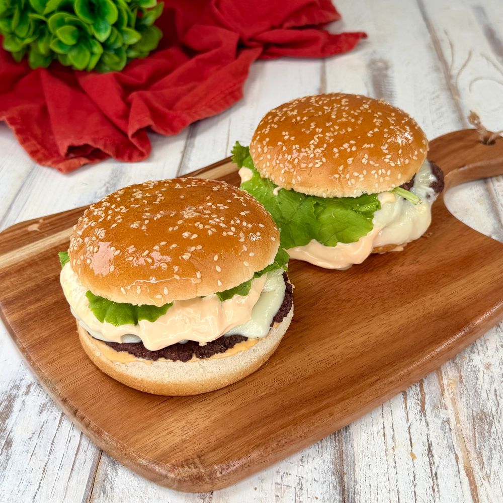 Cheeseburger Smashed in friggitrice ad aria
