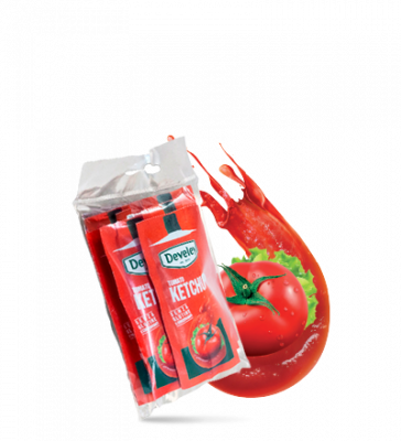 ketchup monodose six-pack Develey