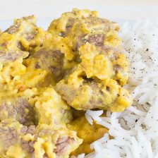 spezzatino agrumi basmati e curry