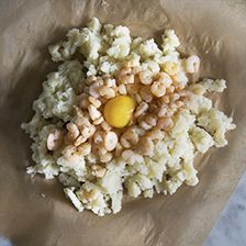 Impasto di patate e uova per le crocchette