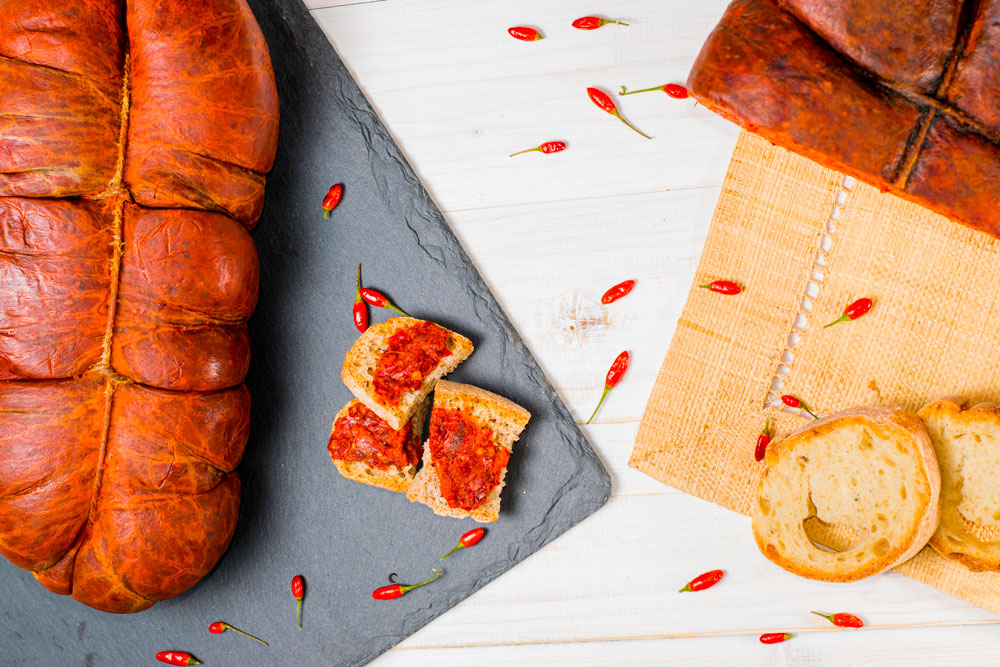 Mini peperoncini con pane e carne