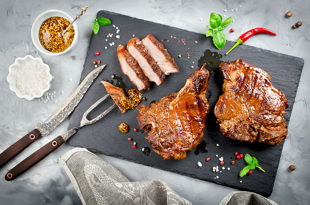 Carne rossa di maiale al barbecue