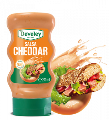 Salsa cheddar per nachos e panini