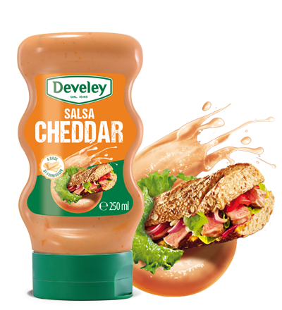 Salsa cheddar per nachos e panini