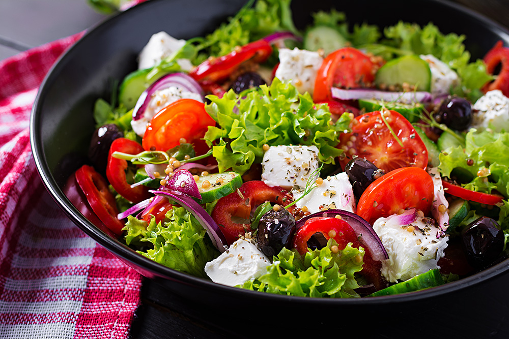 insalata greca con feta